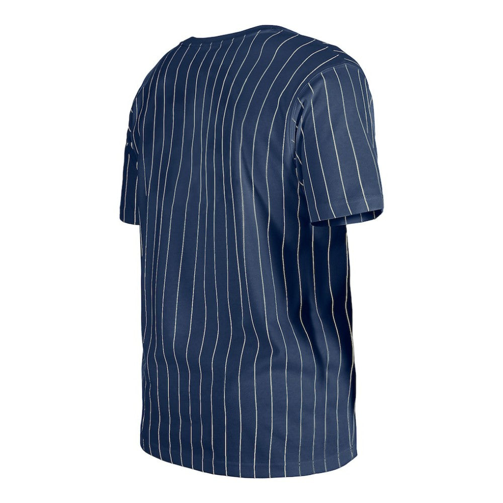 Tampa Bay Rays Throwback Pinstripe T-Shirt - Navy | New Era