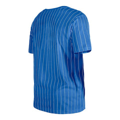 Chicago Cubs Throwback Pinstripe T-Shirt - Royal | New Era