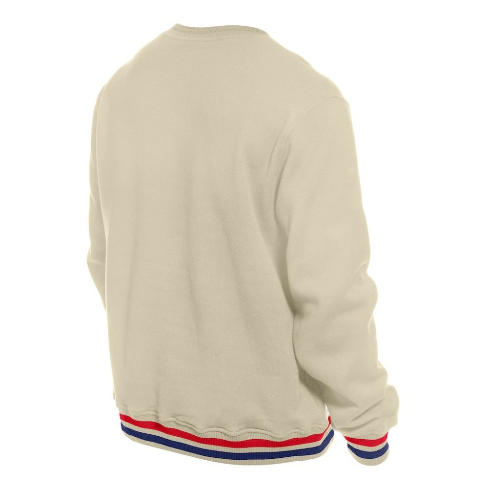 Philadelphia Phillies Throwback Pullover Sweatshirt - Cream | New Era