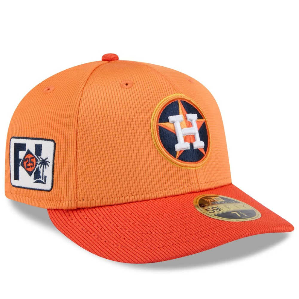 Houston Astros 2025 Spring Training Low Profile 59FIFTY Fitted Hat - Orange | New Era
