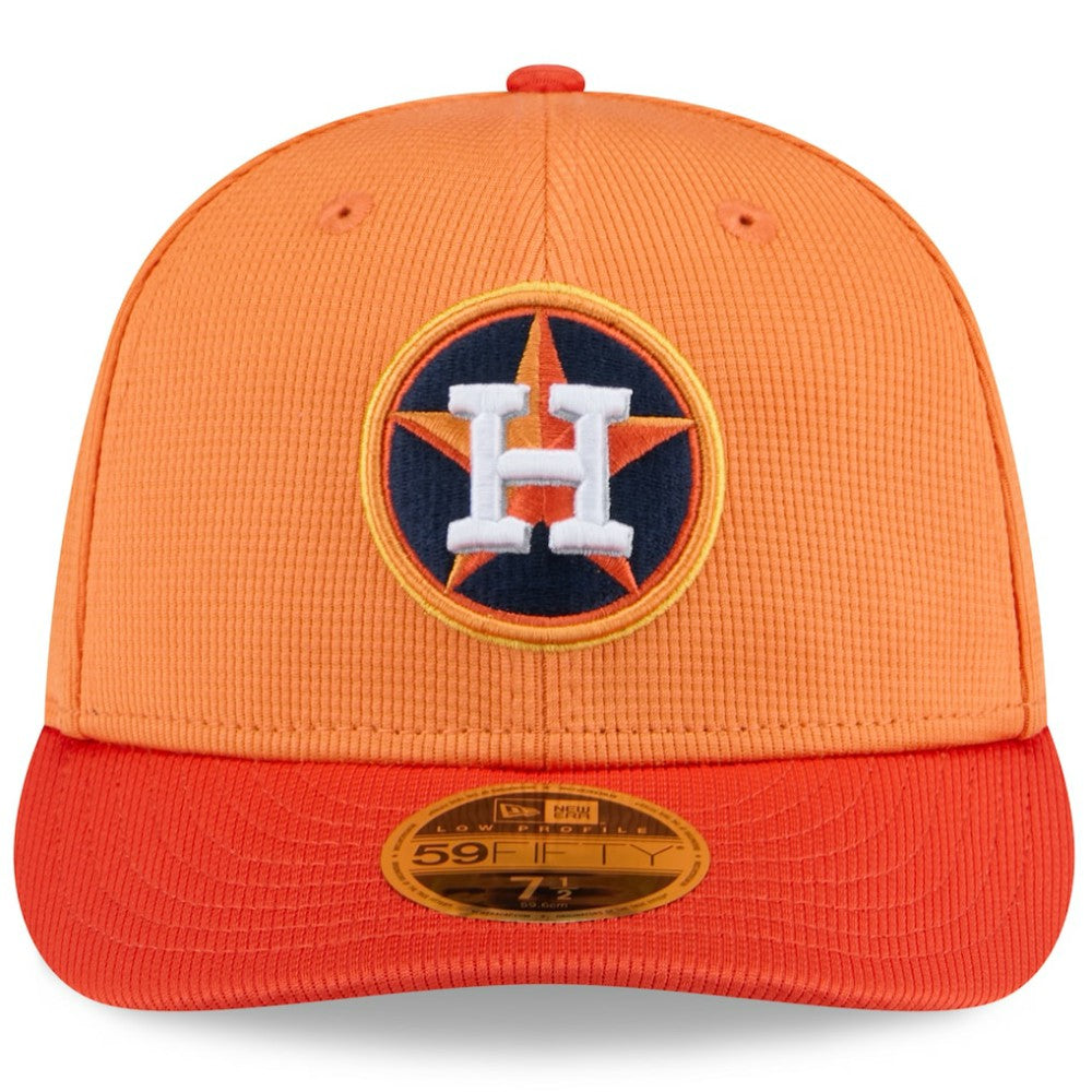 Houston Astros 2025 Spring Training Low Profile 59FIFTY Fitted Hat - Orange | New Era