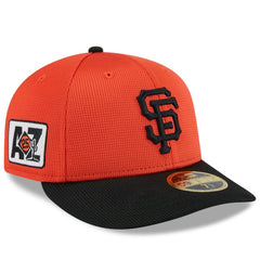 San Francisco Giants 2025 Spring Training Low Profile 59FIFTY Fitted Hat - Orange/Black | New Era
