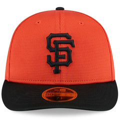 San Francisco Giants 2025 Spring Training Low Profile 59FIFTY Fitted Hat - Orange/Black | New Era