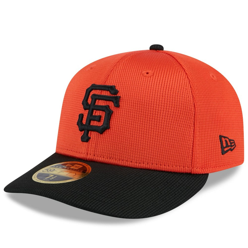San Francisco Giants 2025 Spring Training Low Profile 59FIFTY Fitted Hat - Orange/Black | New Era
