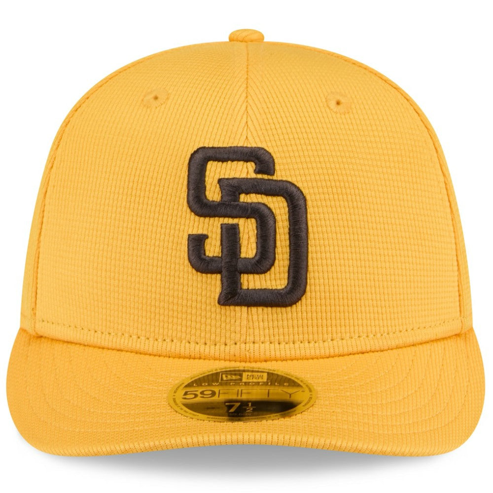 San Diego Padres 2025 Spring Training Low Profile 59FIFTY Fitted Hat - Gold | New Era