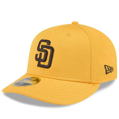 San Diego Padres 2025 Spring Training Low Profile 59FIFTY Fitted Hat - Gold | New Era