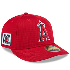 Los Angeles Angels 2025 Spring Training Low Profile 59FIFTY Fitted Hat - Red | New Era