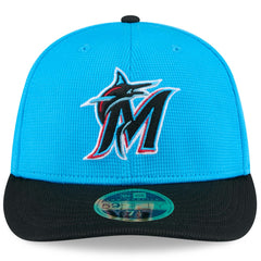 Miami Marlins 2025 Spring Training Low Profile 59FIFTY Fitted Hat - Blue/Black | New Era