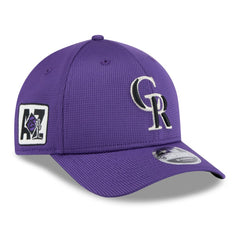 Colorado Rockies 2025 Spring Training 9FORTY Adjustable Hat - Purple | New Era
