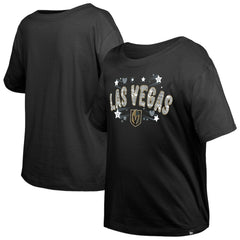 Vegas Golden Knights New Era Girl's Youth Flip Sequin T-Shirt