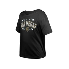 Vegas Golden Knights New Era Girl's Youth Flip Sequin T-Shirt