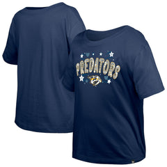 Nashville Predators New Era Girl's Youth Flip Sequin T-Shirt