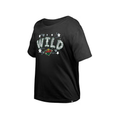 Minnesota Wild New Era Girl's Youth Flip Sequin T-Shirt