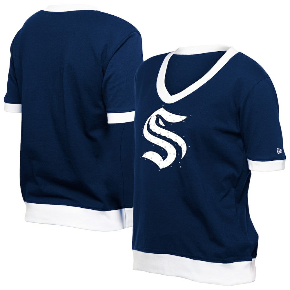Seattle Kraken New Era Women's Game Day Rhinestuds T-Shirt