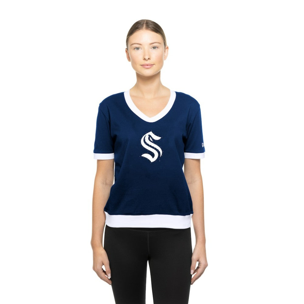 Seattle Kraken New Era Women's Game Day Rhinestuds T-Shirt