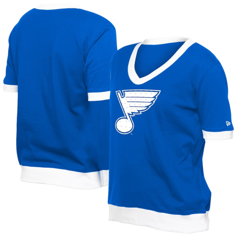 St. Louis Blues New Era Women's Game Day Rhinestuds T-Shirt