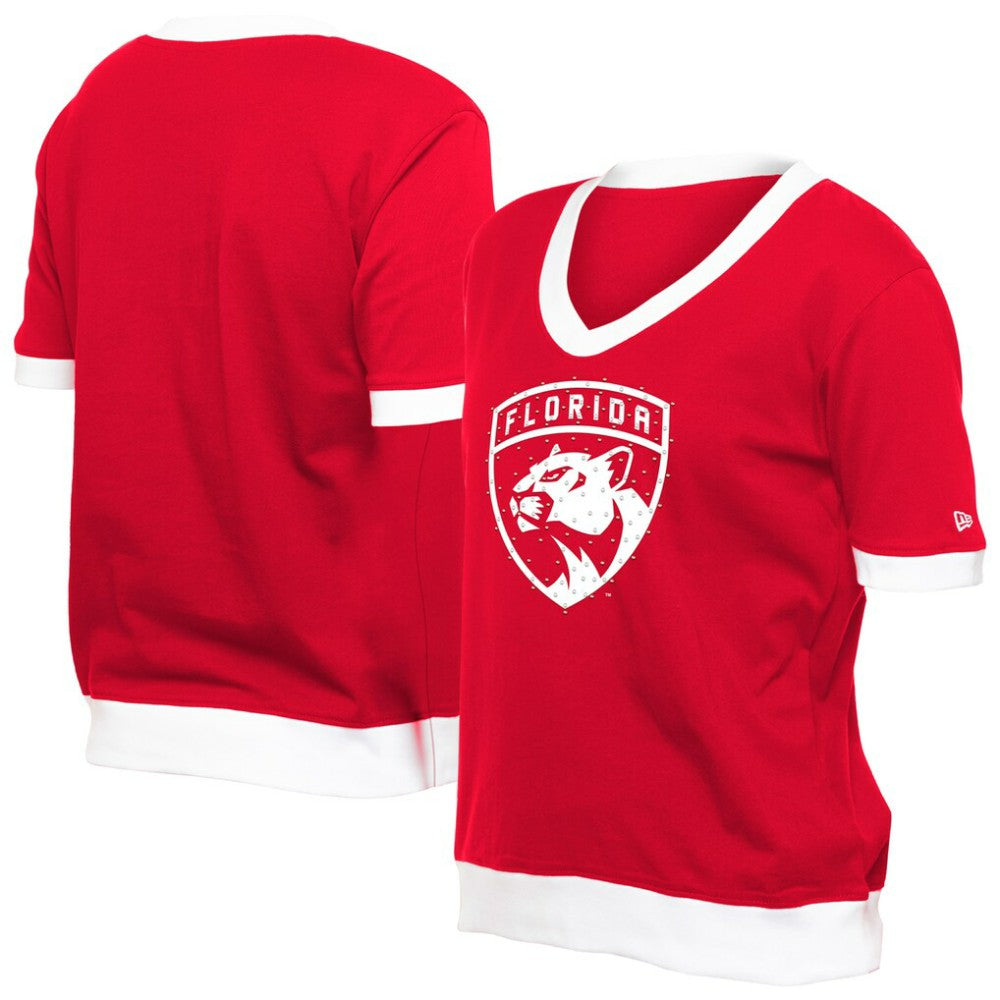 Florida Panthers New Era Women's Game Day Rhinestuds T-Shirt