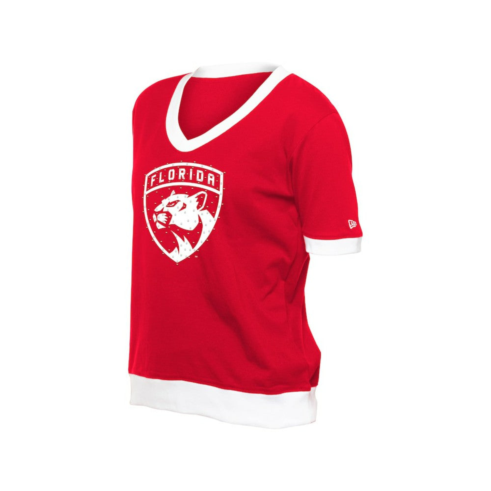 Florida Panthers New Era Women's Game Day Rhinestuds T-Shirt