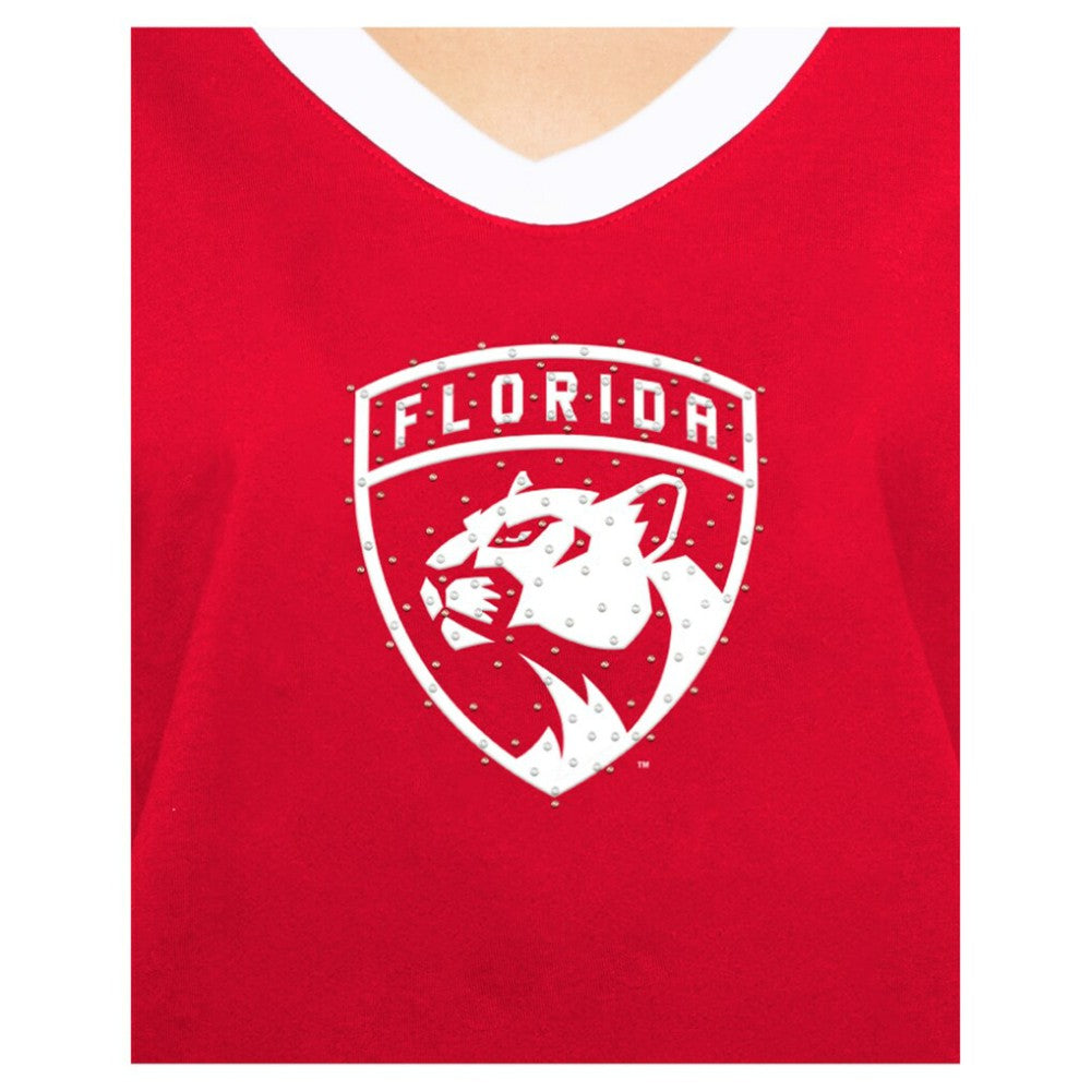 Florida Panthers New Era Women's Game Day Rhinestuds T-Shirt
