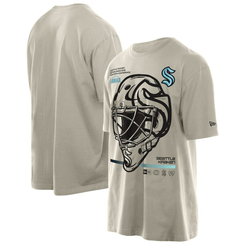 Seattle Kraken New Era Goalie Mask T-Shirt