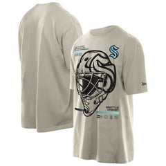 Seattle Kraken New Era Goalie Mask T-Shirt