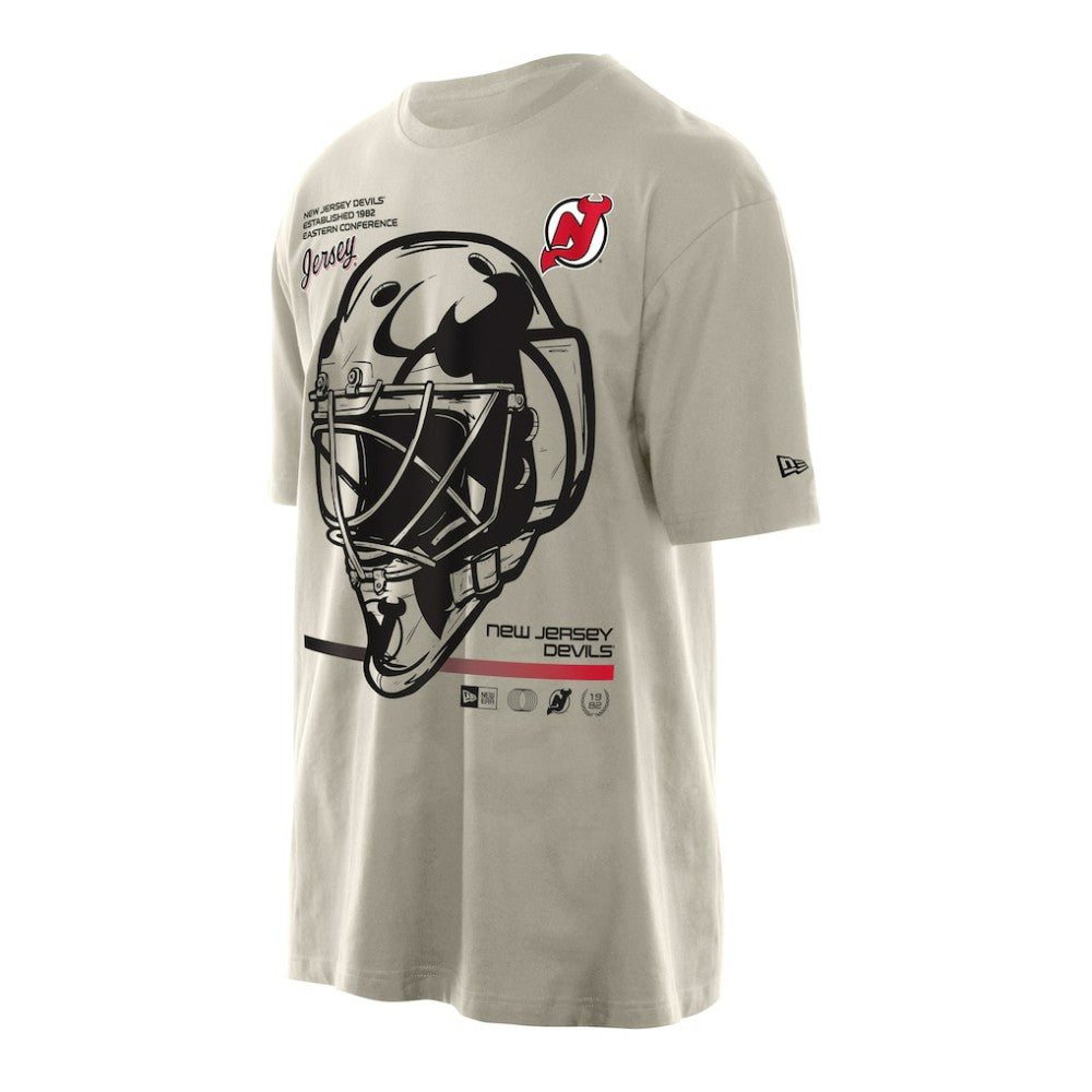 New Jersey Devils New Era Goalie Mask T-Shirt