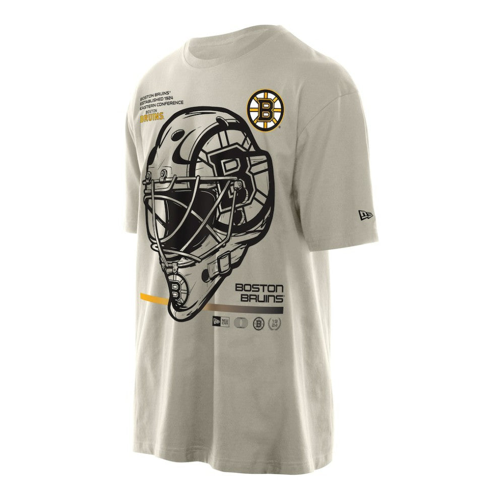 Boston Bruins New Era Goalie Mask T-Shirt