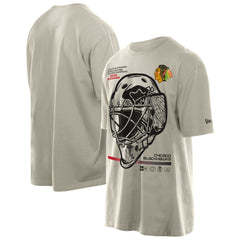 Chicago Blackhawks New Era Goalie Mask T-Shirt