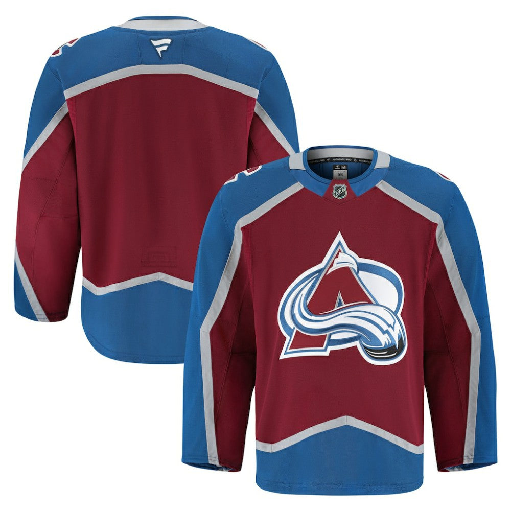 Colorado Avalanche Fanatics Home Authentic Pro Jersey
