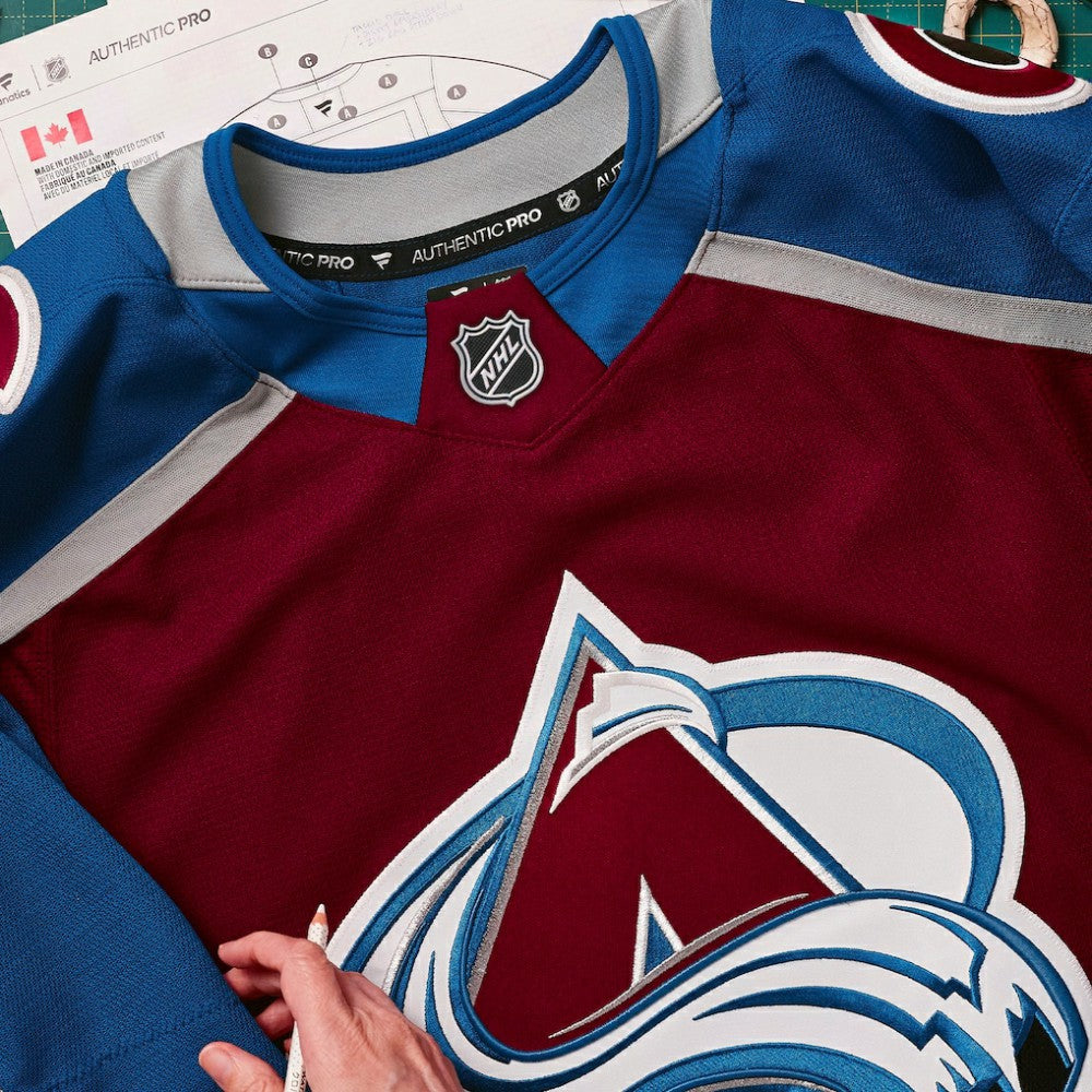 Colorado Avalanche Fanatics Home Authentic Pro Jersey