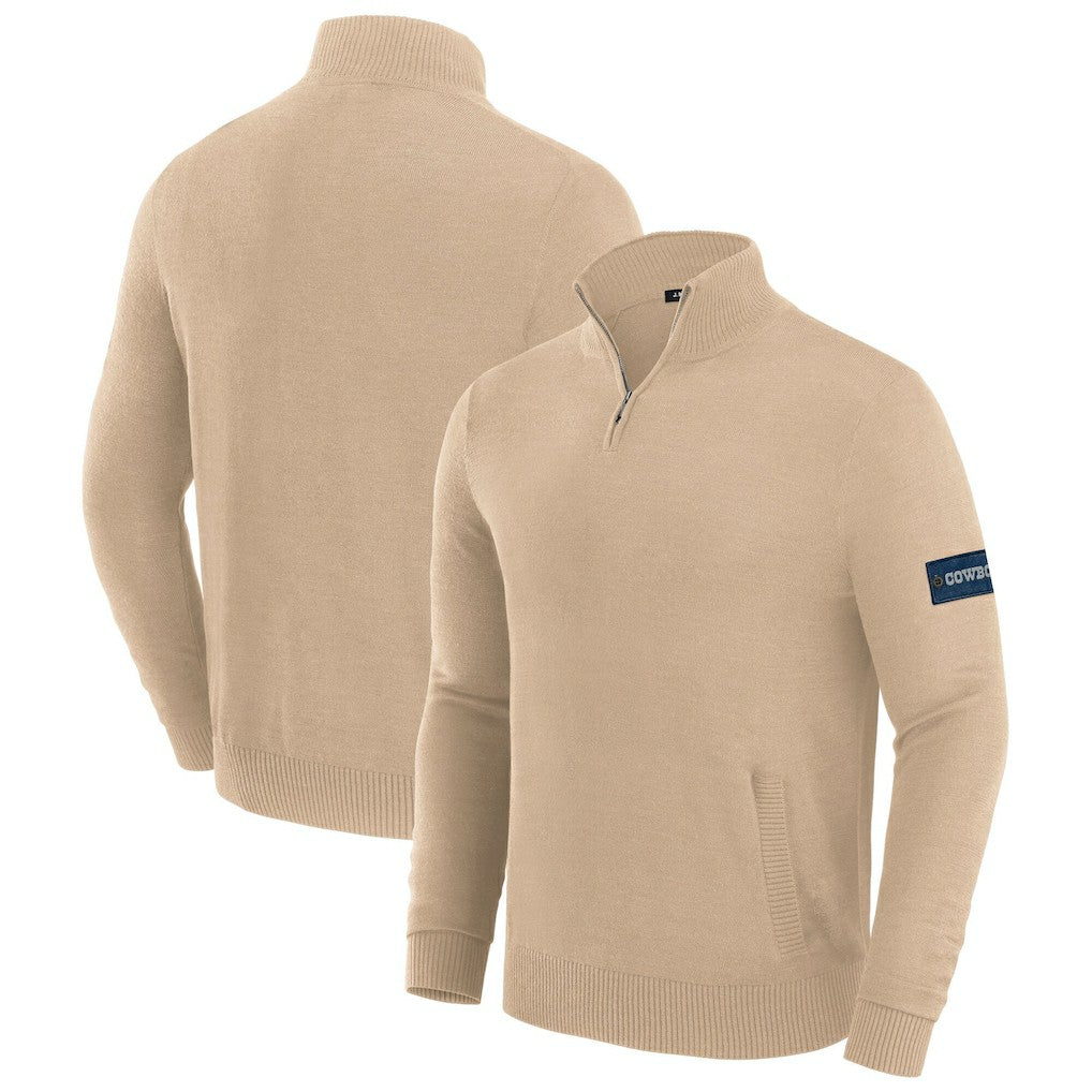 NFL Dallas Cowboys J. Palmer Franchise Quarter-Zip Sweater