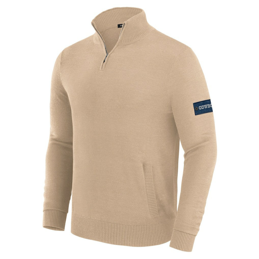 NFL Dallas Cowboys J. Palmer Franchise Quarter-Zip Sweater