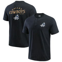 NFL Dallas Cowboys Darius Rucker Collection Washed Henley T-Shirt