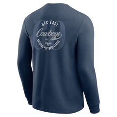 NFL Dallas Cowboys Darius Rucker Collection Washed Waffle-Knit Long Sleeve T-Shirt