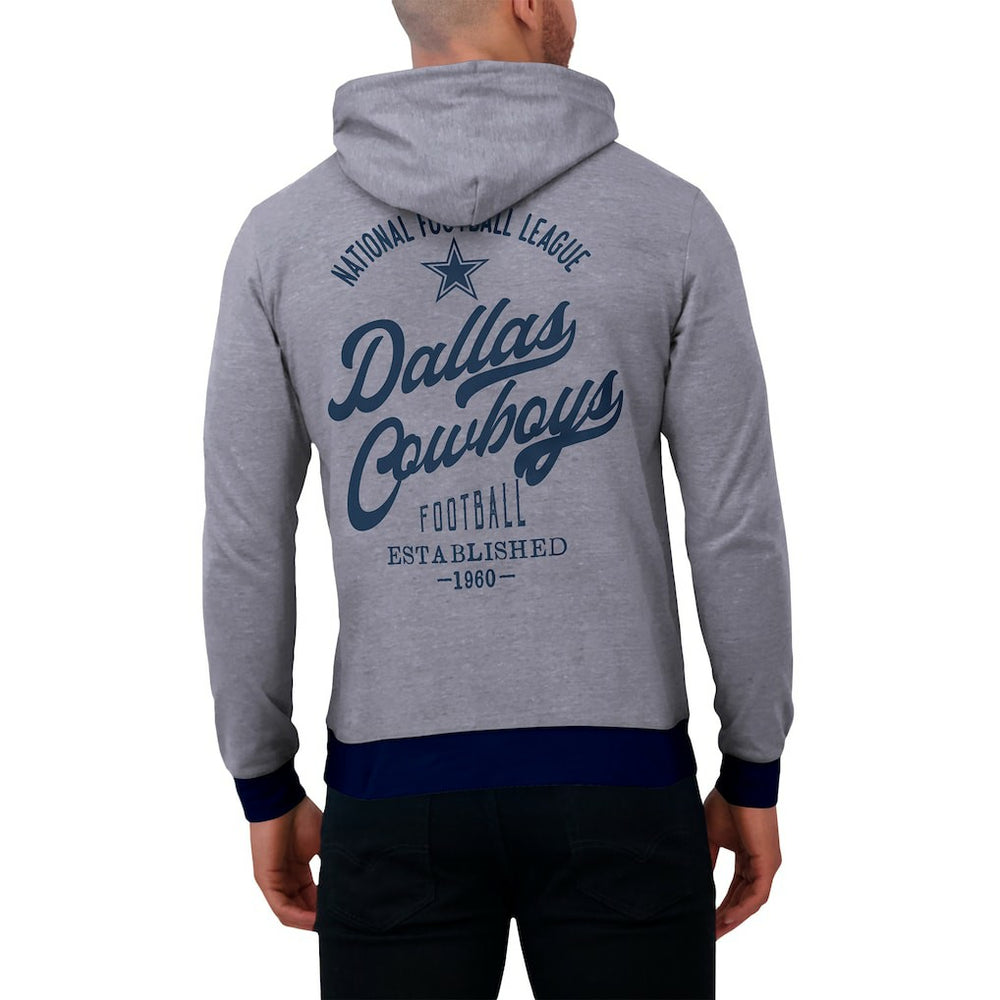 NFL Dallas Cowboys Darius Rucker Collection Tonal Knit Pullover Hoodie
