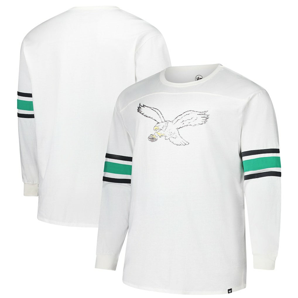 NFL Philadelphia Eagles '47 Big & Tall Premier Brex Long Sleeve T-Shirt