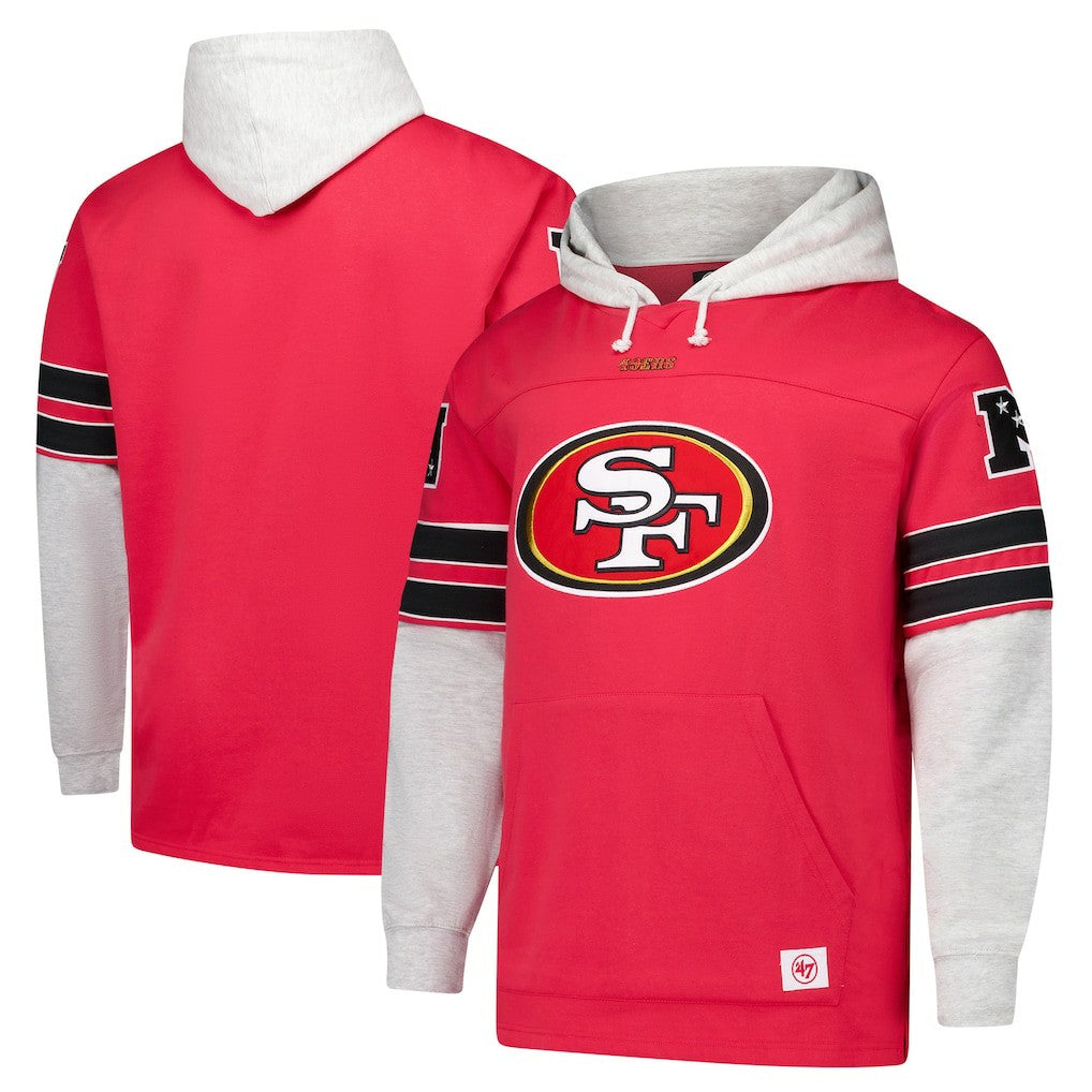 NFL San Francisco 49ers '47 Big & Tall Lacer Pullover Hoodie