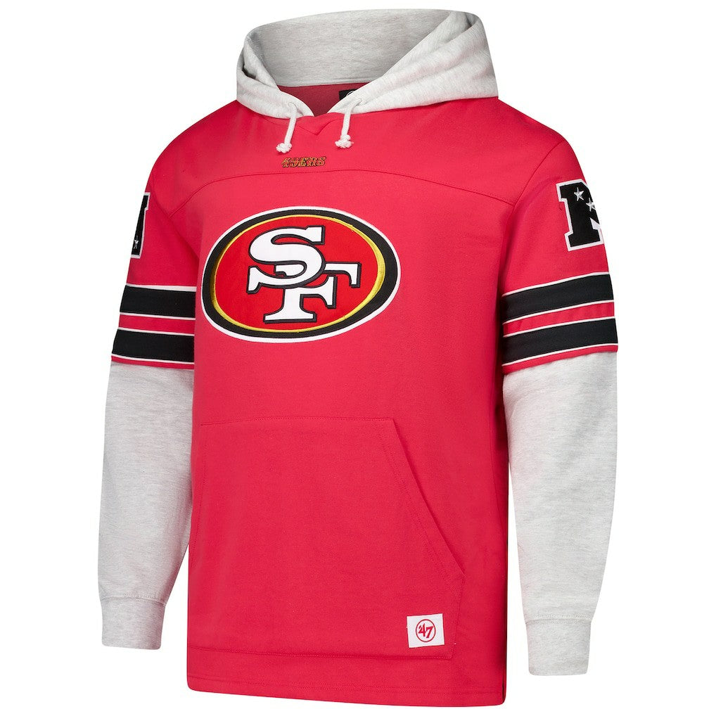 NFL San Francisco 49ers '47 Big & Tall Lacer Pullover Hoodie