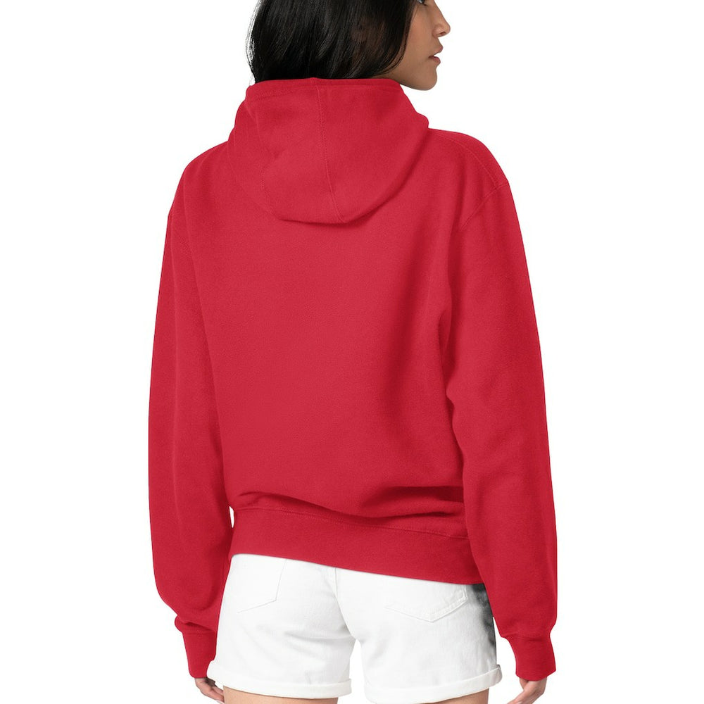 NFL Kansas City Chiefs G-III 4Her by Carl Banks Women's Flowers Team Logo Graphic Fleece Pullover Hoodie