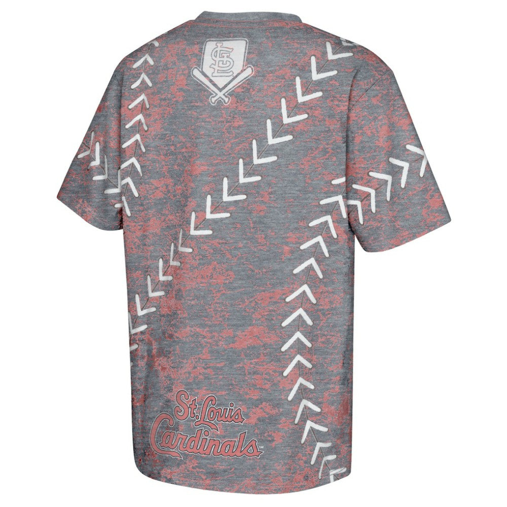 St. Louis Cardinals Youth Slide Score Bold T-Shirt - Navy