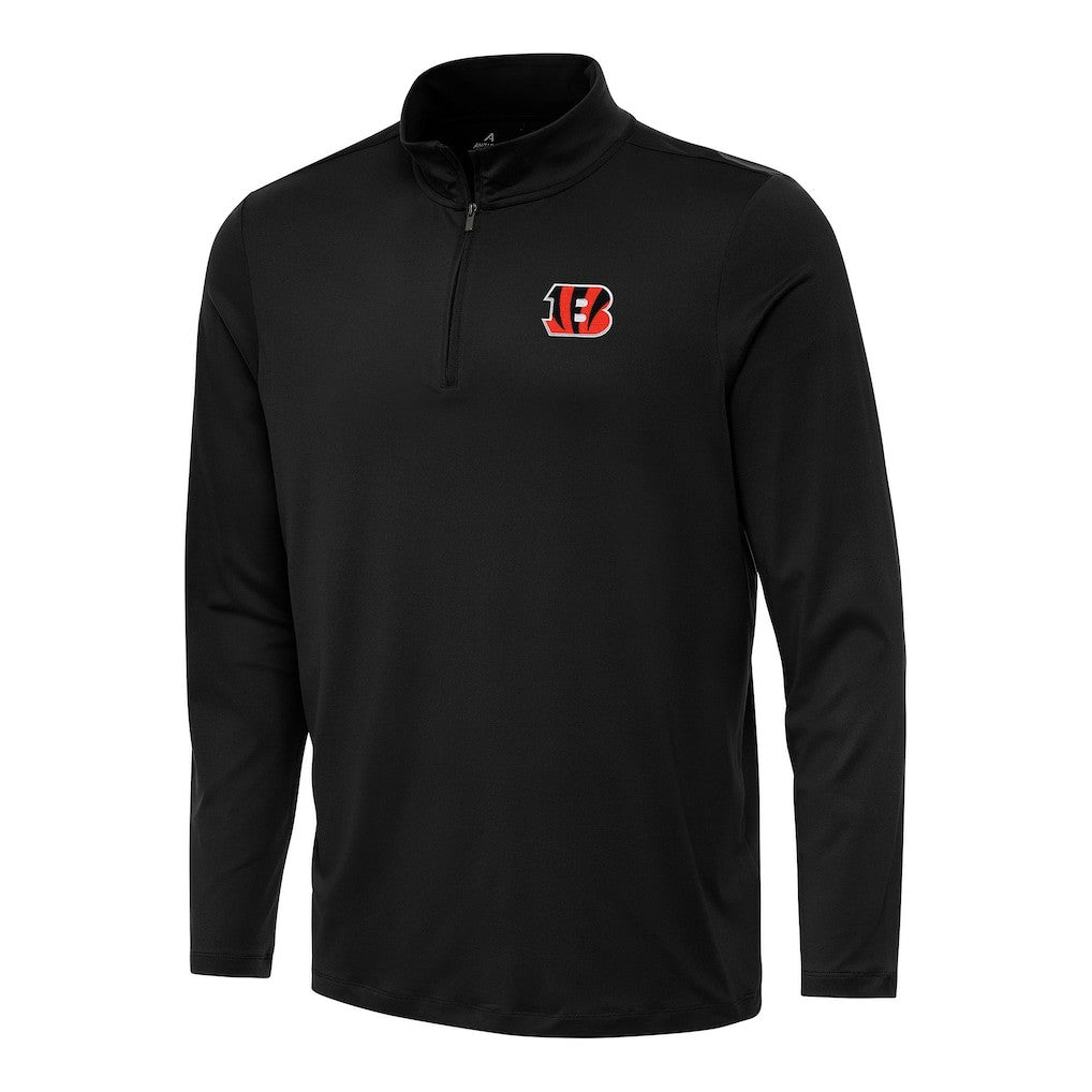 NFL Cincinnati Bengals Antigua Reprocess Quarter-Zip Top