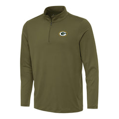 NFL Green Bay Packers Antigua Reprocess Quarter-Zip Top