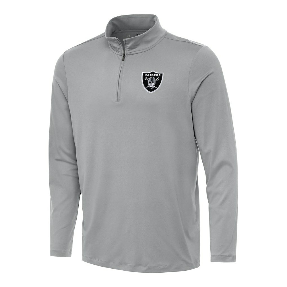 NFL Las Vegas Raiders Antigua Reprocess Quarter-Zip Top