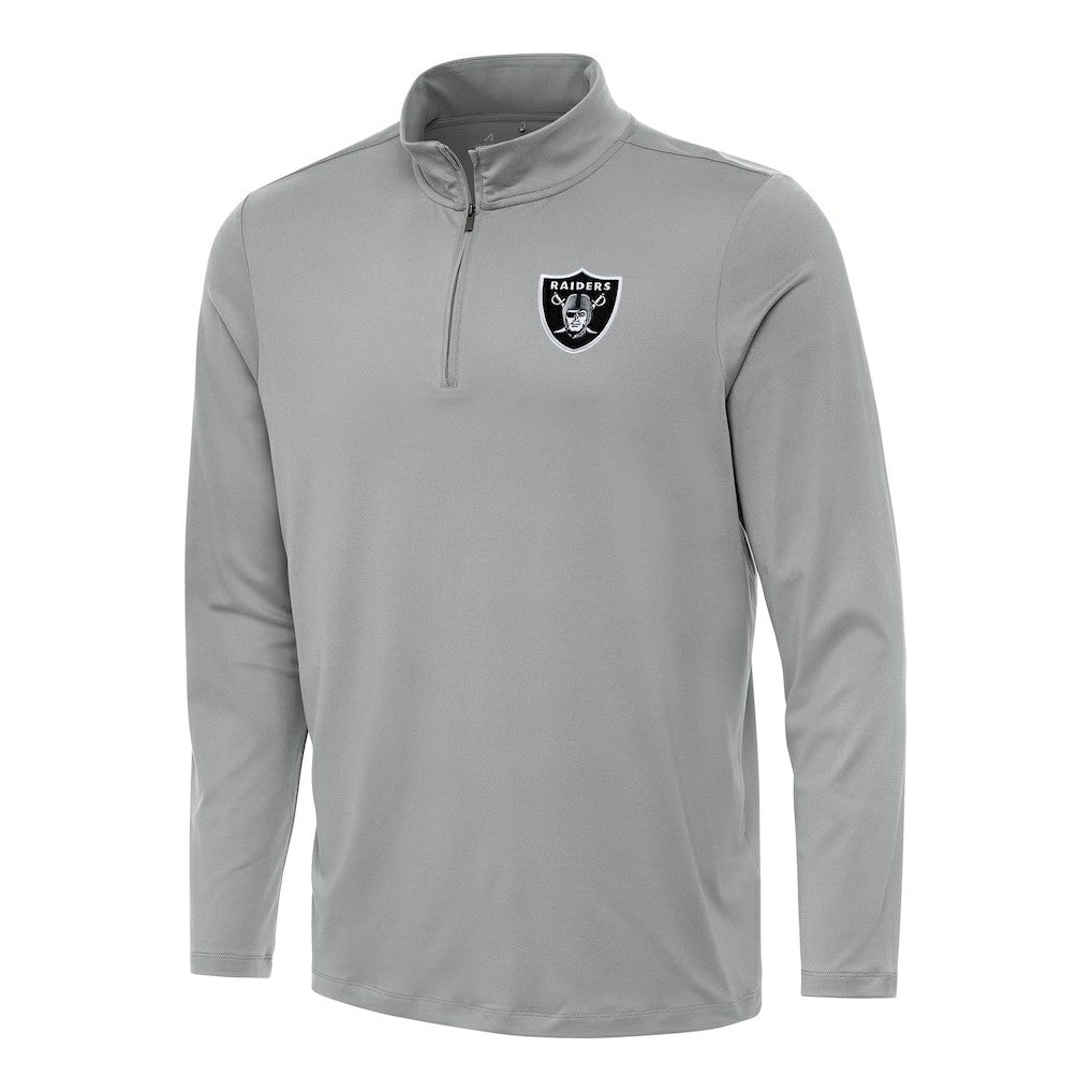 NFL Las Vegas Raiders Antigua Reprocess Quarter-Zip Top