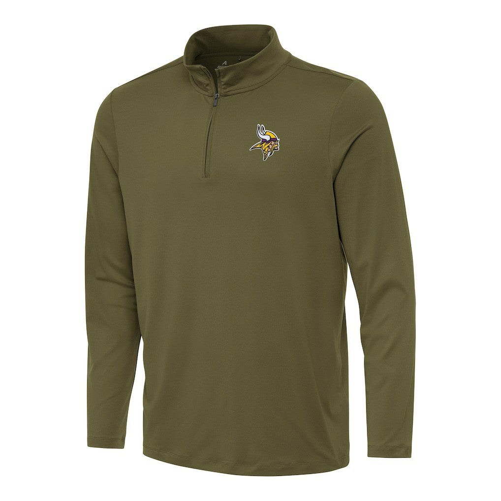 NFL Minnesota Vikings Antigua Reprocess Quarter-Zip Top