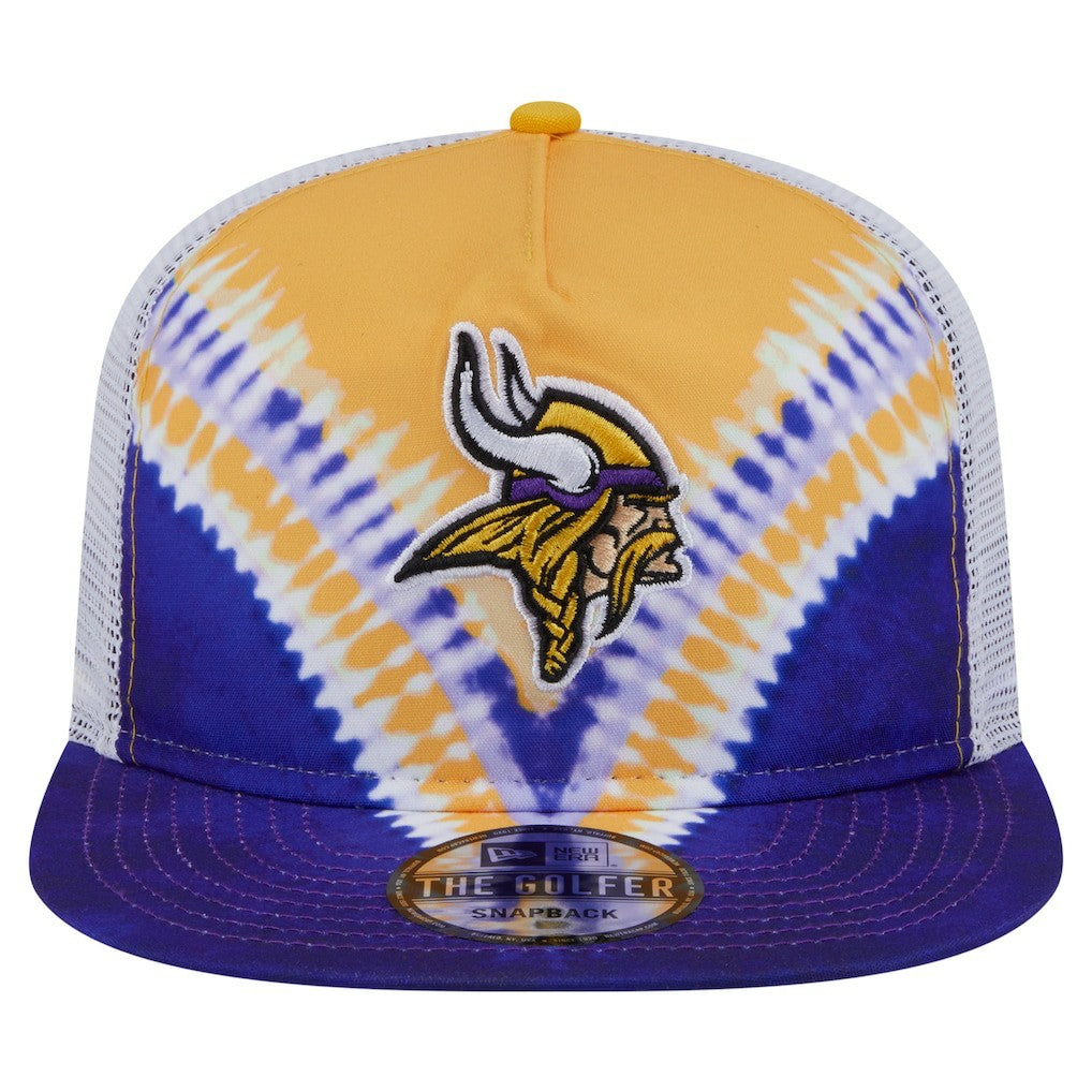 NFL Minnesota Vikings Throwback Dye Golfer Snapback Hat