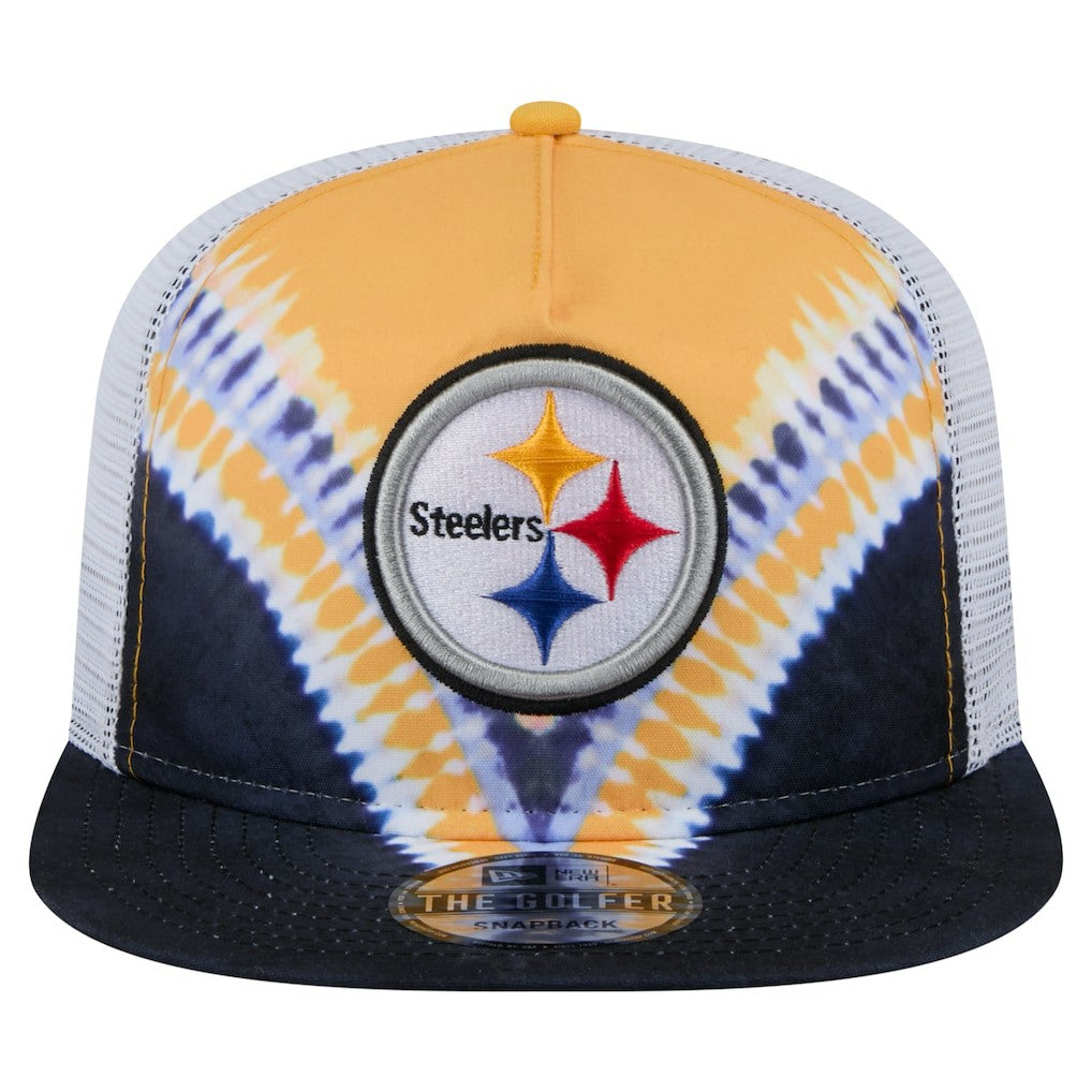 NFL Pittsburgh Steelers Throwback Dye Golfer Snapback Hat