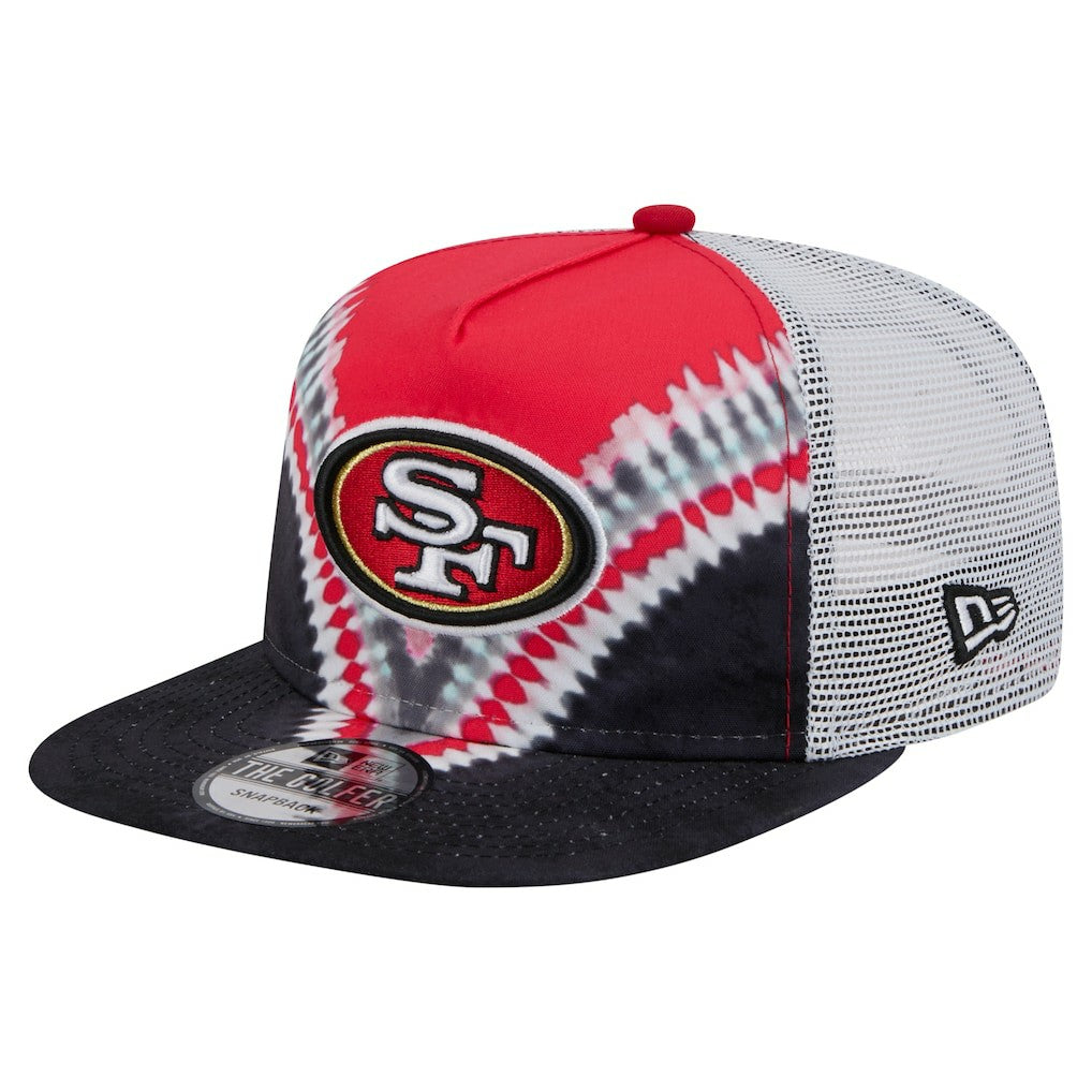 NFL San Francisco 49ers Throwback Dye Golfer Snapback Hat