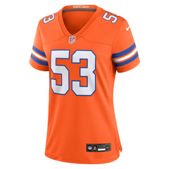 NFL Denver Broncos Randy Gradishar  Women's Mile High Collection 1977 Throwback Retired Player Game Jersey