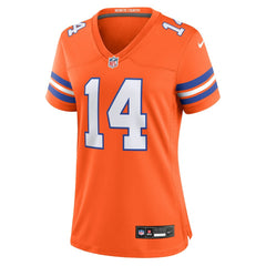 NFL Denver Broncos Courtland Sutton  Women's Mile High Collection 1977 Throwback Player Game Jersey